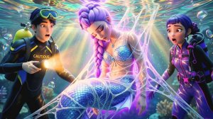 Предательство! Сможет ли Джину спасти русалку Руми, оказавшуюся в ловушке? 🧜♀️