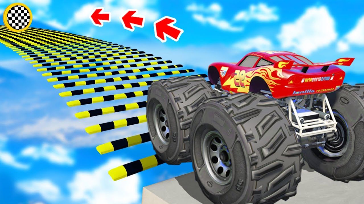 СМОЖЕТ ЛИ МОНСТР ТРАК ПРОЕХАТЬ ПО ЛЕЖАЧИМ ПОЛИЦЕЙСКИМ В ГТА 5 ? - ЭКСПЕРИМЕНТ В GTA 5