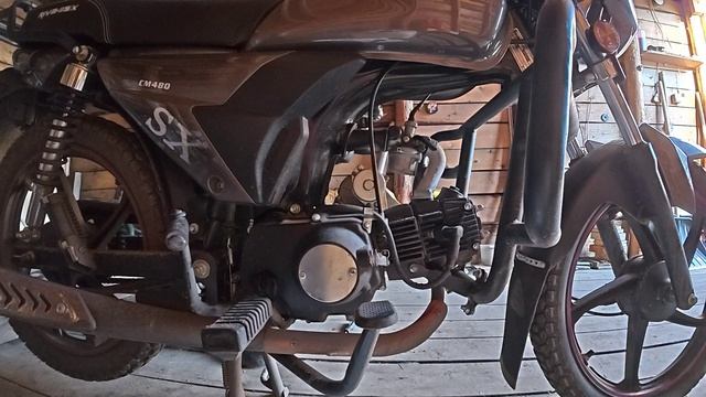 Запуск мопеда АЛЬФА после зимы .