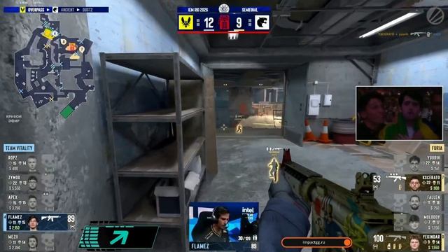 Counter-Strike 2 Vitalilty Vs FURIA | IEM Rio | 18.04.2026