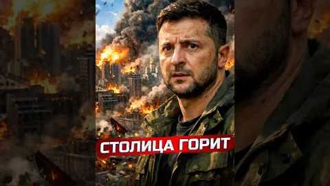 Киев в огне - массированный удар России