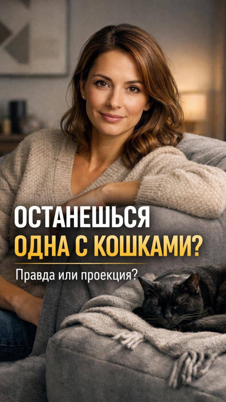 «Ты останешься одна с кошками» — правда или проекция?