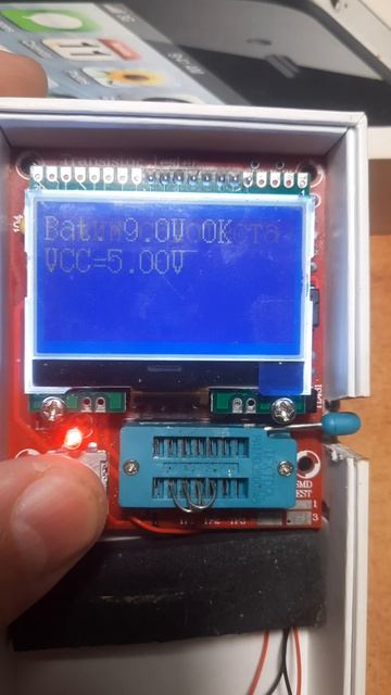 Тестер транзисторов M328Kit. Переделка на литий. Калибровка.