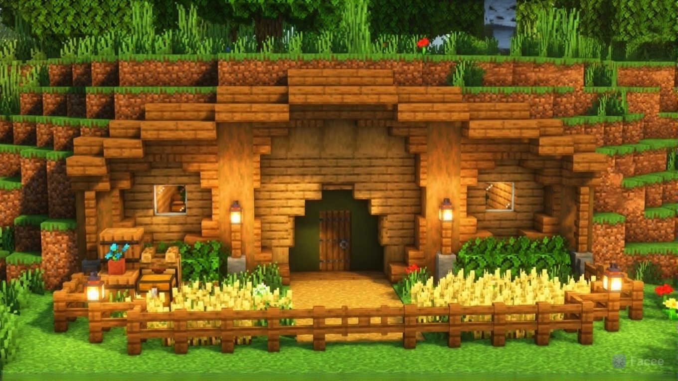 МАЙНКРАФТ Как построить нору хоббита - Майнкрафт гайд туториал новые видео