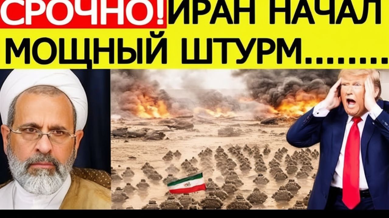 Иран начал МОЩНЫЙ штурм  США и Израиль потрясены