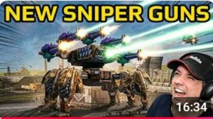 War Robots Новое лазерное снайперское оружие: УРХАГ, ШАНТАК, ВУНИТ [Боевые роботы]