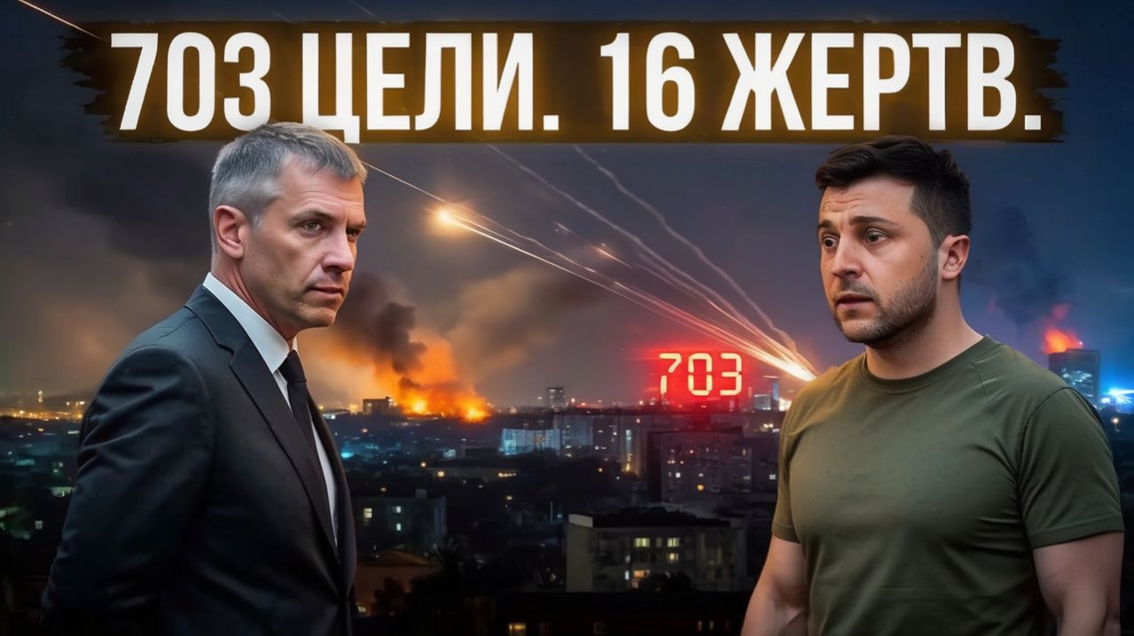 Россия только что УДАРИЛА по Украине — 703 цели! 16 погибших КТО ВЫИГРАЛ