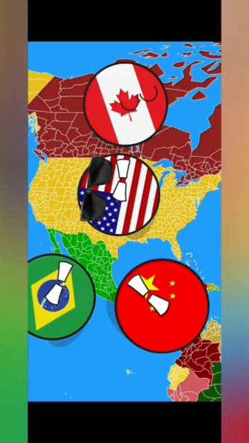 Какая самая большая страна мира #countryballs