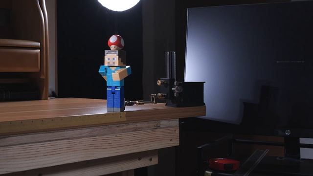 Stop Motion- Minecraft Steve Teasing Super Mario Minecraft