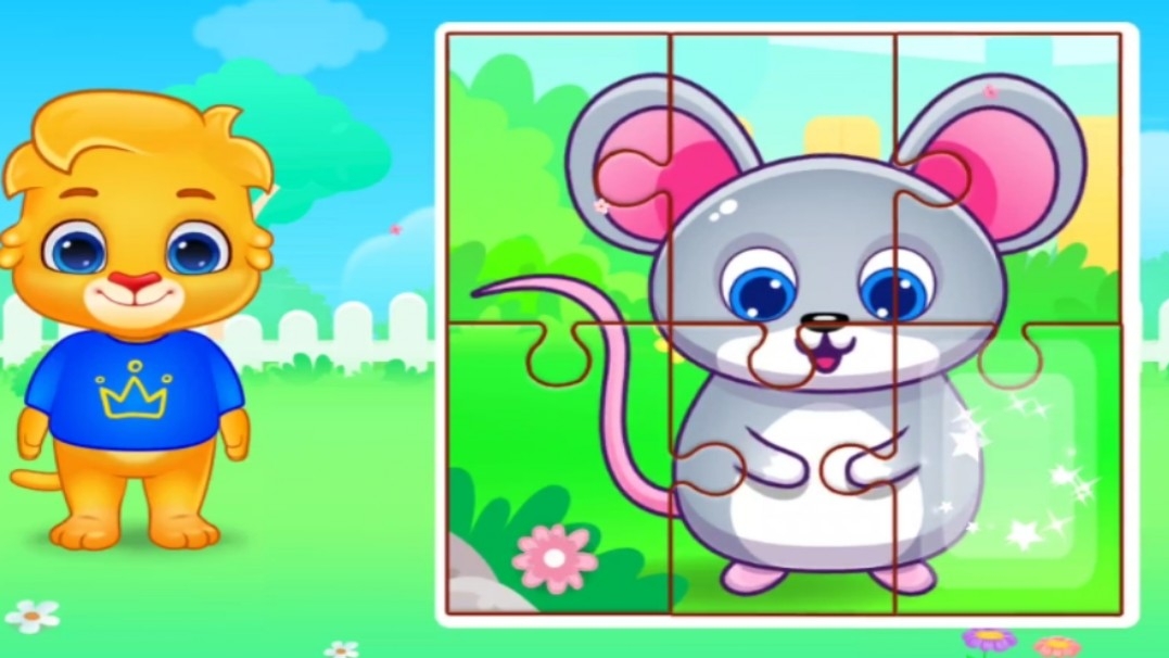 Развивающий Мультфильм для Детей/Собираем Пазлы Животные/Обучающий Мультик для Малышей