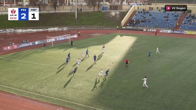 Матвей Ивашов в матче Рязань - Металлург