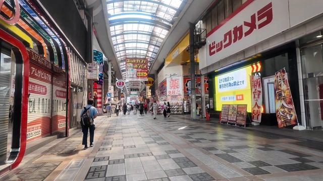 Осака энергия Японии атмосферная прогулка по неоновым улицам и центру