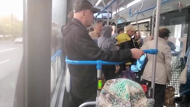 Поездка На Электробусе №М3 (Метро Красные Ворота–Проспект Будённого) Москва 21.09.2025