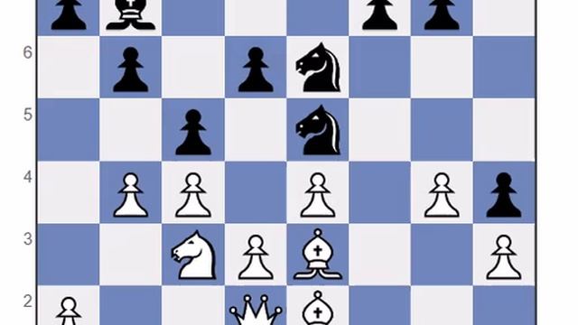 Лучшая партия Михаила Ботвинника после _Чемпионства_, выигрыш в 1 гениальный ход