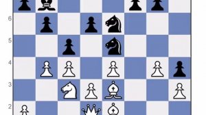 Лучшая партия Михаила Ботвинника после _Чемпионства_, выигрыш в 1 гениальный ход