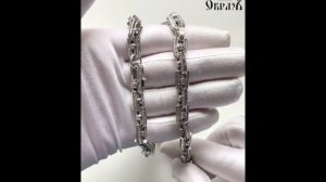 Цепь «Господи спаси и сохрани мя» серебро 925 проба (арт. 04.142А)