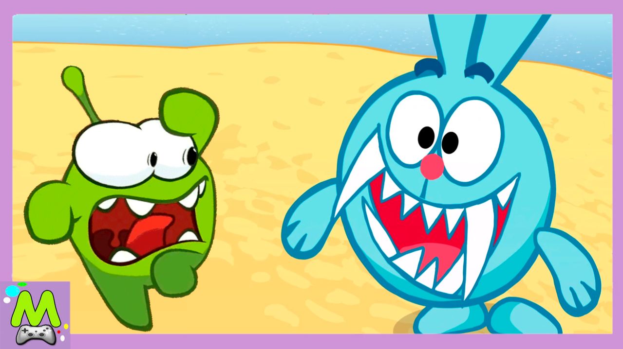 Смешарики и Ам Ням в Мультиках Догонялках.Крош и Ежик против СуперНяма.Кто Быстрее