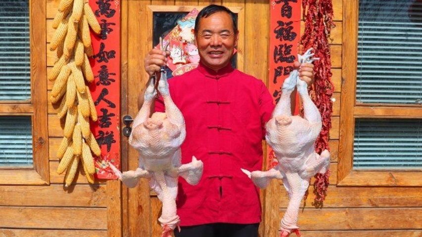 Лучший жаренный цыплёнок, маринуй и жуй до хруста. Дядя сельский гурман.