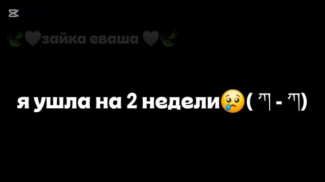 Пока зайки я ушла на 2 недели 😭