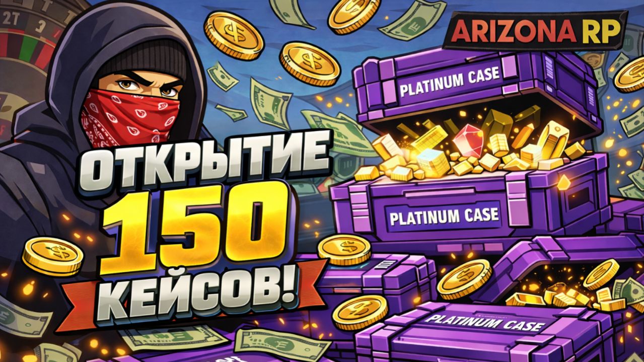 ОТКРЫЛ 150 ПЛАТИНУМ КЕЙСОВ, ВЫПАЛО РЕДКОЕ АВТО? (АРИЗОНА ОНЛАЙН)