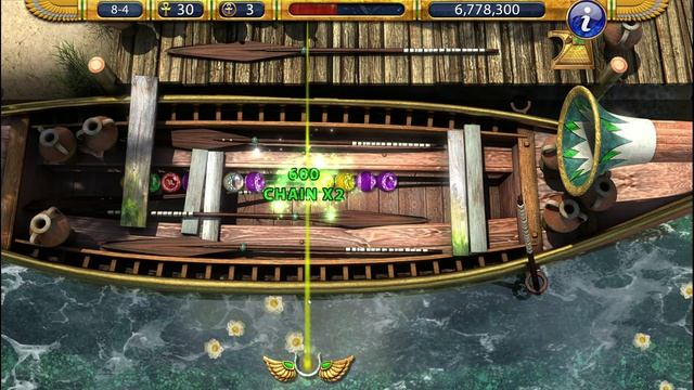 Прохождение игры Luxor 2 HD. 8-ая серия.