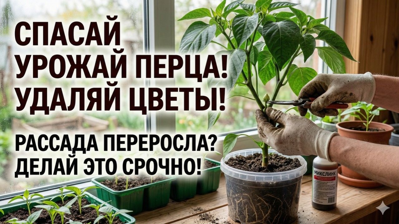 Срочно спасайте переросшую рассаду этим методом, иначе урожай погибнет, результат шокирует.