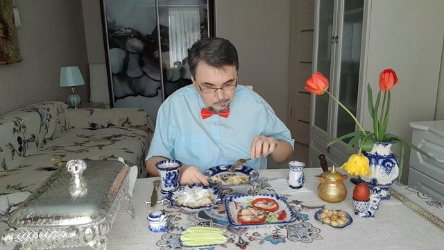 Достойный обед. Мукбанг. Беседа о многом. 19.04.2026