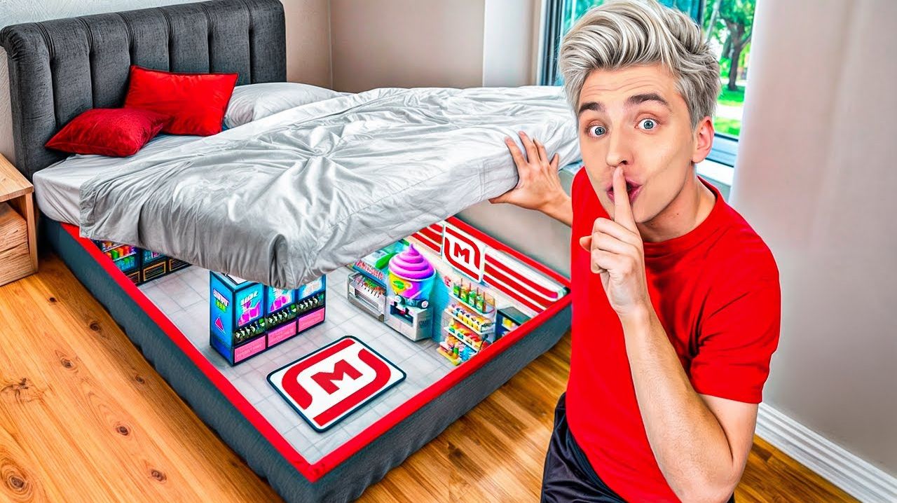 Я Построил СЕКРЕТНЫЙ МАГАЗИН ДОМА Который НИКТО НЕ НАЙДЕТ !