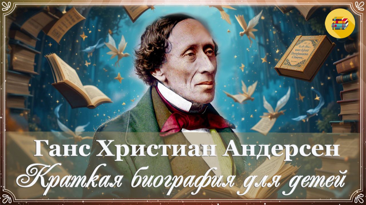 📜 Г. Х. Андерсен | Краткая биография для детей