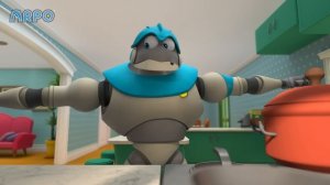 Гигантская башня из блоков| Мультики для детей | Робот Арпо