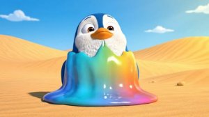 Пингвин расплавился… но ему норм 😐🐧