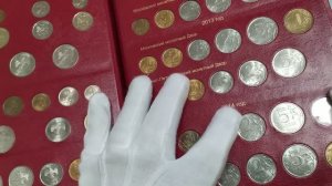 Заполняю новый лист отборными монетами регулярного чекана России