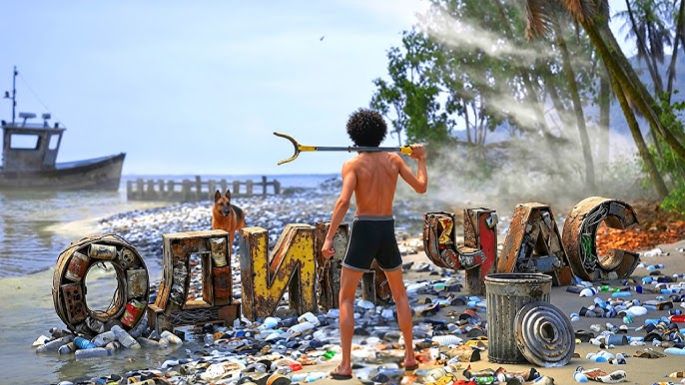 УБИРАЮ ТВОЙ МУСОР ОДИН ЧАС! - МОЙ ОСТРОВ В Restore Your Island