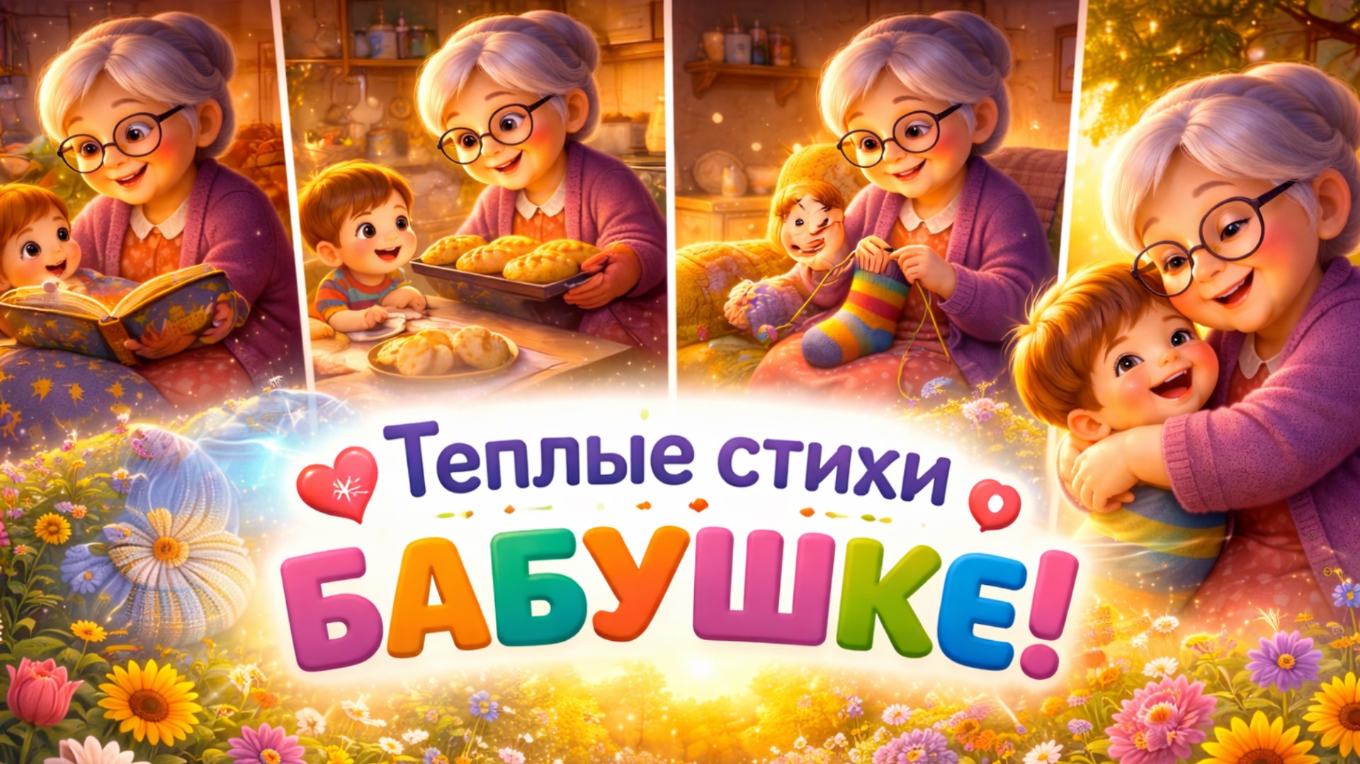 5 добрых стихов про бабушку 👵💖 | Для детей