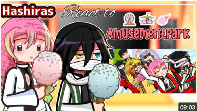 Hashiras React To Themselves In The Amusement Park🎢🎡, Gacha Life 2, Demon Slayer, Kny