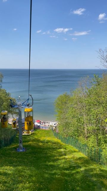 Светлогорск Канатная дорога к пляжу