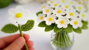 Самый простой цветок крючком для начинающих - Вязание крючком