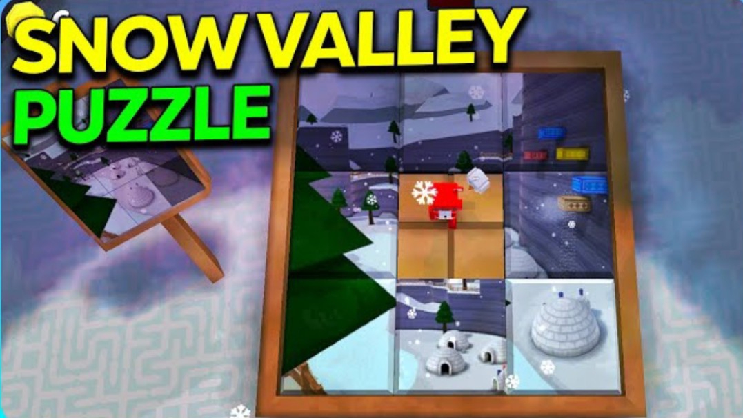 Новая головоломка «Снежная долина» в Super Bear Adventure после обновления 10.3.0
