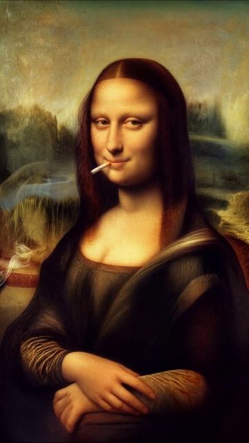 Современный взгляд на Мону Лизу #искусство #современноеискусство #МонаЛиза