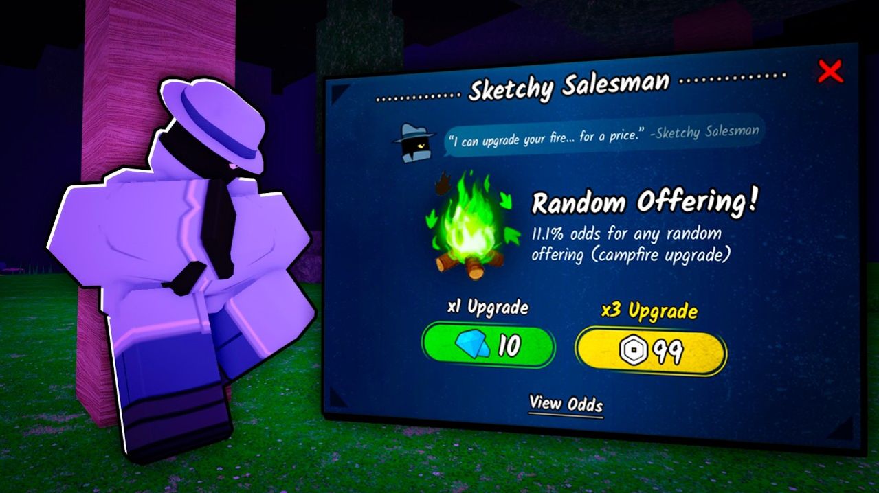 99 НОЧЕЙ В ЛЕСУ 😱 НОВЫЙ ПРОДАВЕЦ ОГНЕЙ! САМАЯ ИМБОВАЯ ОБНОВА в 99 Nights In The Forest