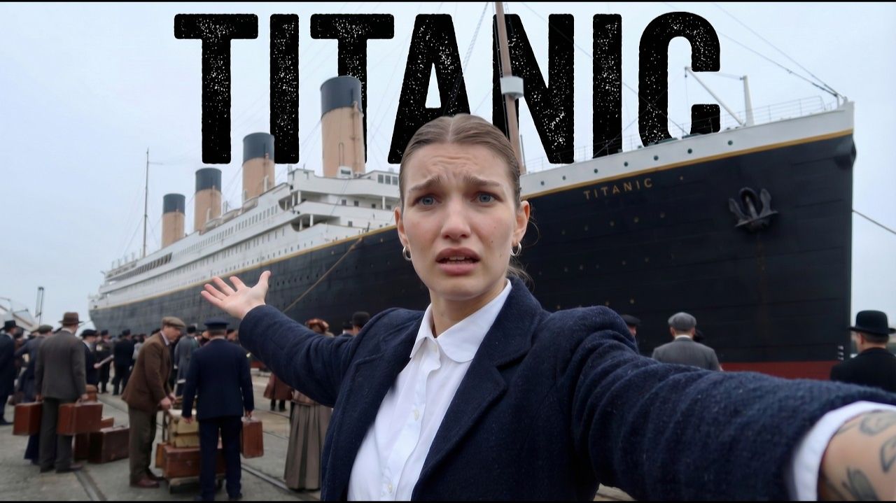 Я совершила путешествие во времени на «Титаник» в 1912 год! (Видеоблог) @ChloeVSHistory