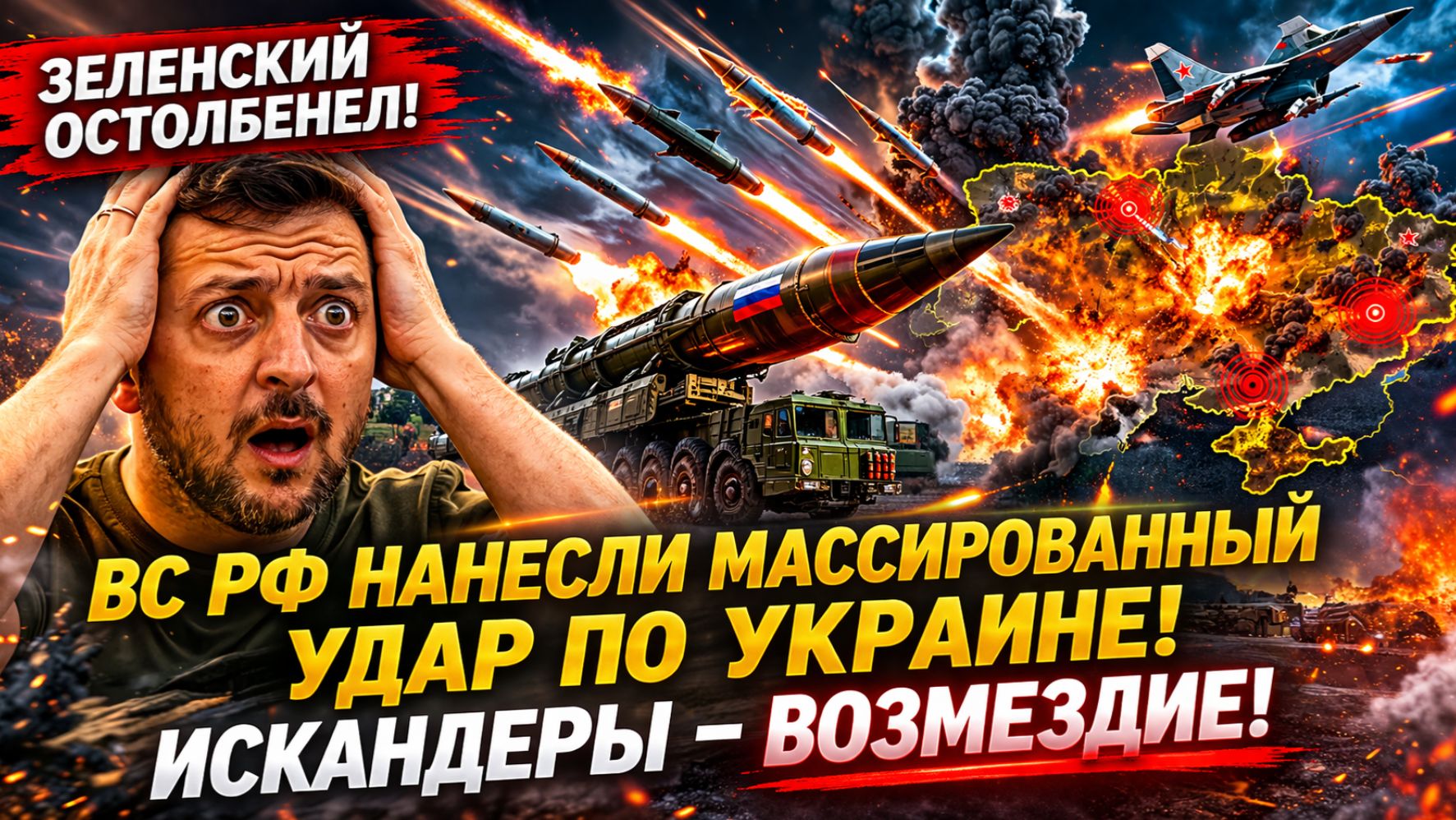 МОЩНЫЙ ВЗРЫВ В КИЕВЕ УДАР ПО БУНКЕРУ ЗЕЛЕНСКОГО ИСКАНДЕРОМ!  ЖИВ ЛИ ЗЕЛЕНСКИЙ