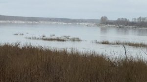 Река Томь-апрель месяц