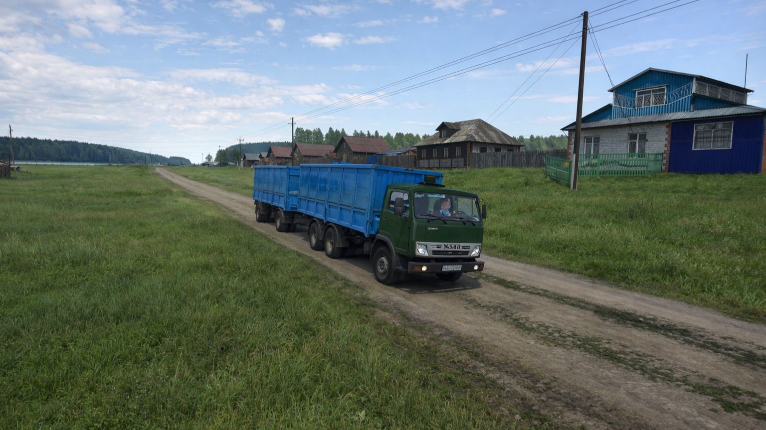 Перевозка зерна на КАМАЗ-5320 - Motor Depot