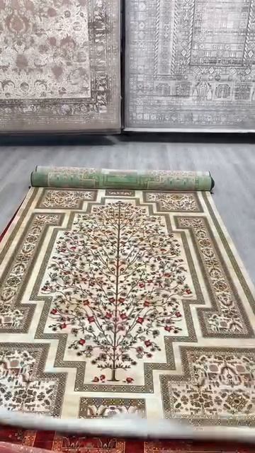 Иранский шелковый ковер 
