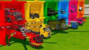 ПЕРЕВОЗКА ПОЖАРНЫХ МАШИН, ПОЛИЦЕЙСКИХ АВТОМОБИЛЕЙ И ЦИСТЕРН НА ГРУЗОВИКАХ И ВЕРТОЛЕТАХ