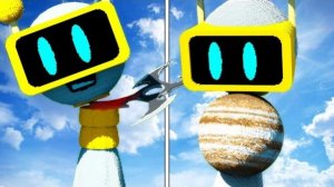 МОЖЕТ ЛИ FUN BOT ВЫЖИТЬ ПРОТИВ ШУРИКЕНОВ И ПЛАНЕТ?! | УЛУЧШЕНИЕ БРОНИ SPRUNKI ДО ВЫЖИВАНИЯ