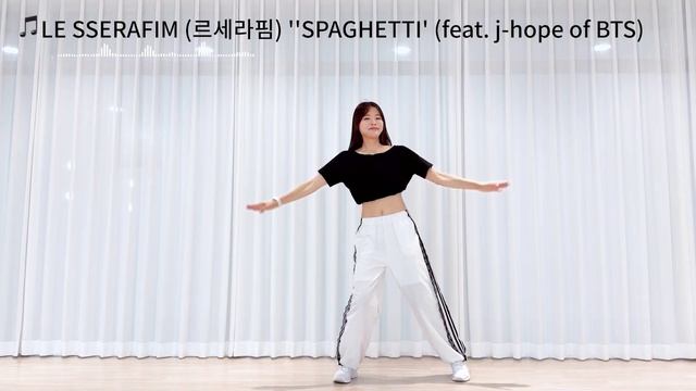 르세라핌 스파게티 다이어트 댄스🔥 LE SSERAFIM (르세라핌) 'SPAGHETTI (feat. J-hope Of BTS)' Dance Workout