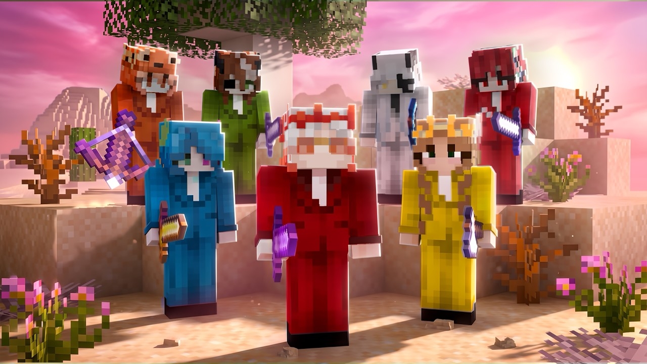 Майнкрафт Спидранер против 6 Сестер |  Санчез