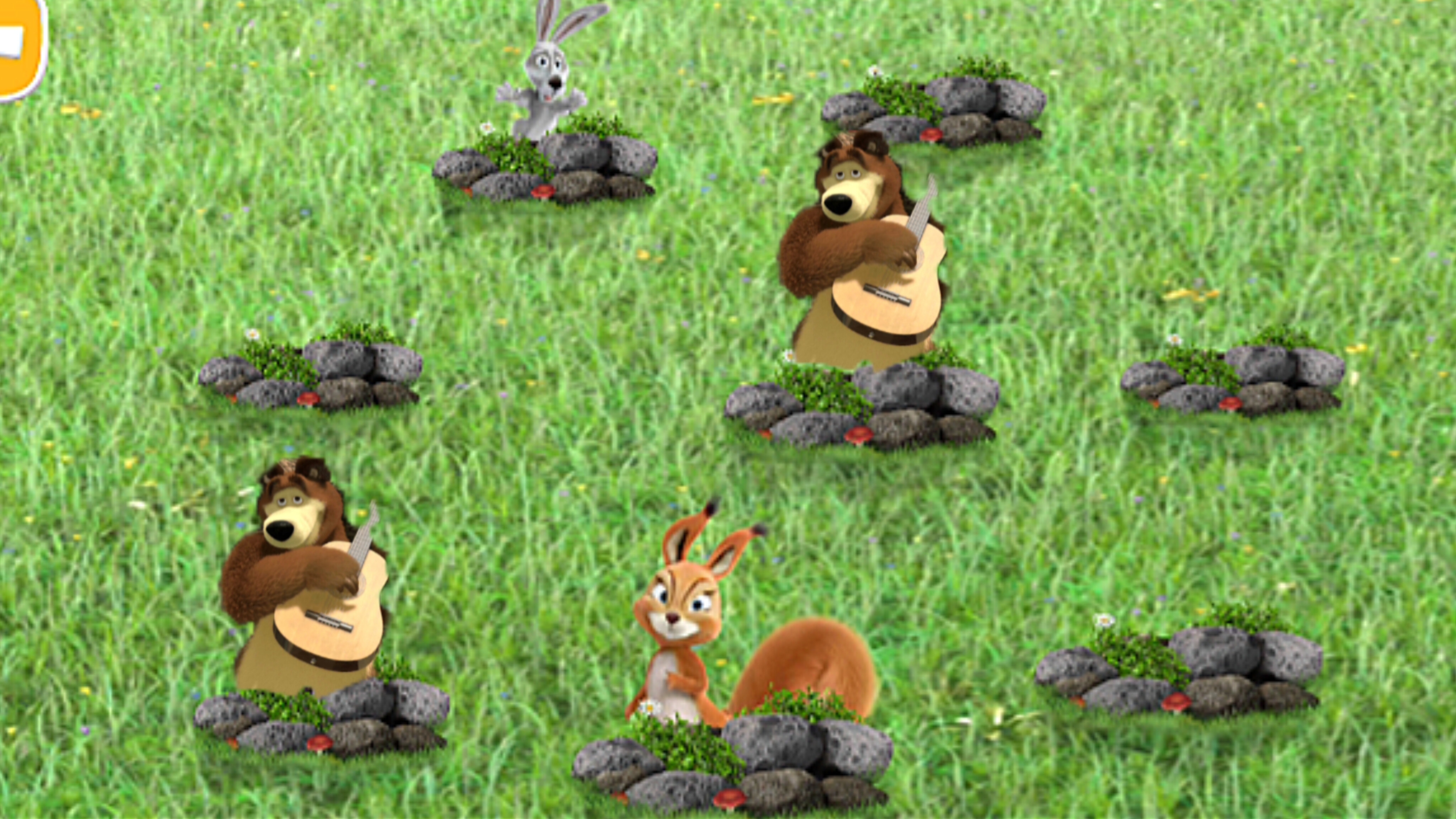 Маша и медведь. Игра на смекалку